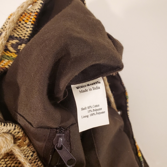 Boho World Market backpack - Picture 10 of 14